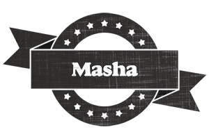 Masha grunge logo