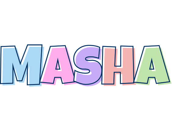 Masha pastel logo