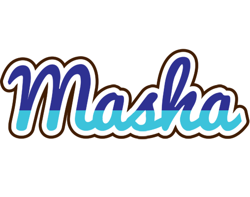 Masha raining logo