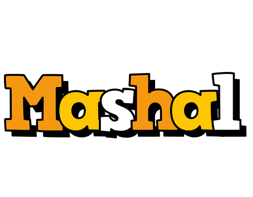 Mashal cartoon logo