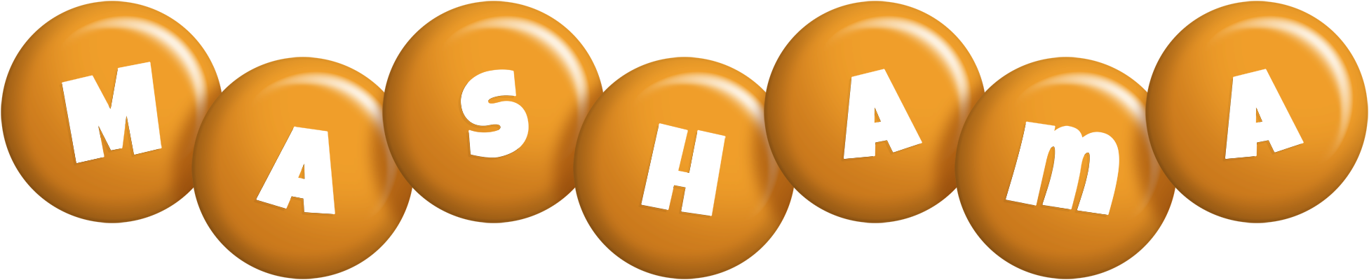 Mashama candy-orange logo