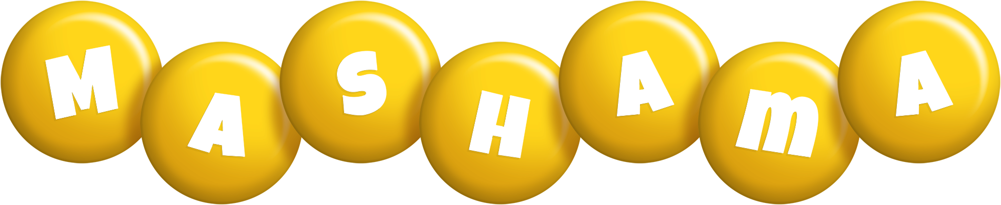 Mashama candy-yellow logo
