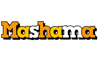 Mashama cartoon logo