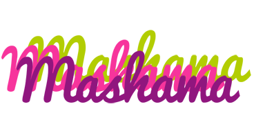 Mashama flowers logo