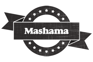 Mashama grunge logo