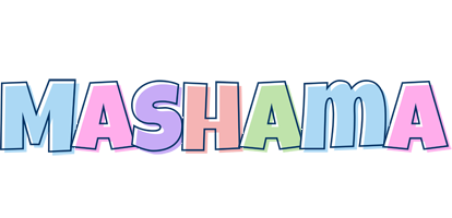 Mashama pastel logo
