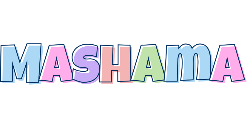 Mashama pastel logo