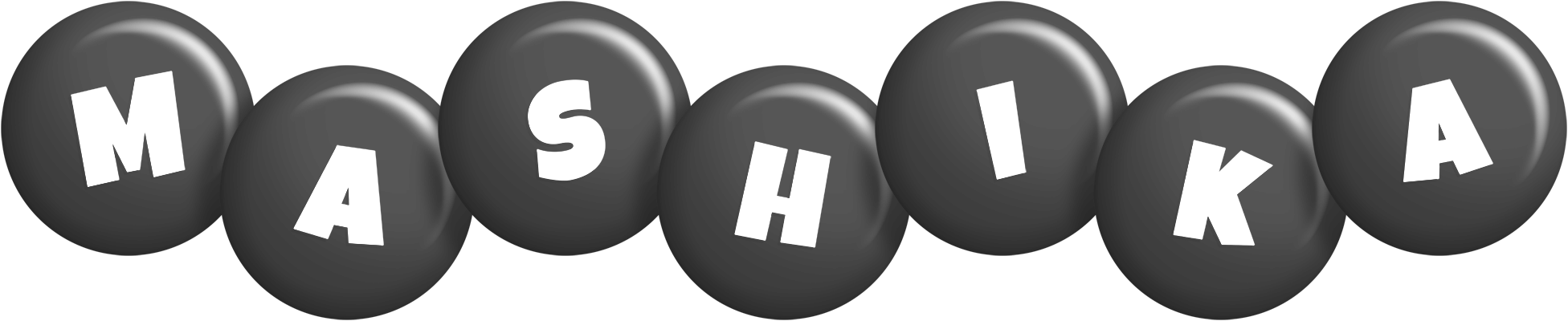 Mashika candy-black logo