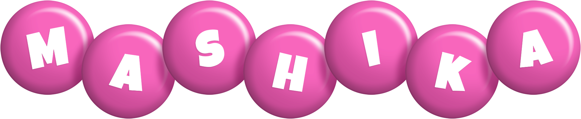 Mashika candy-pink logo