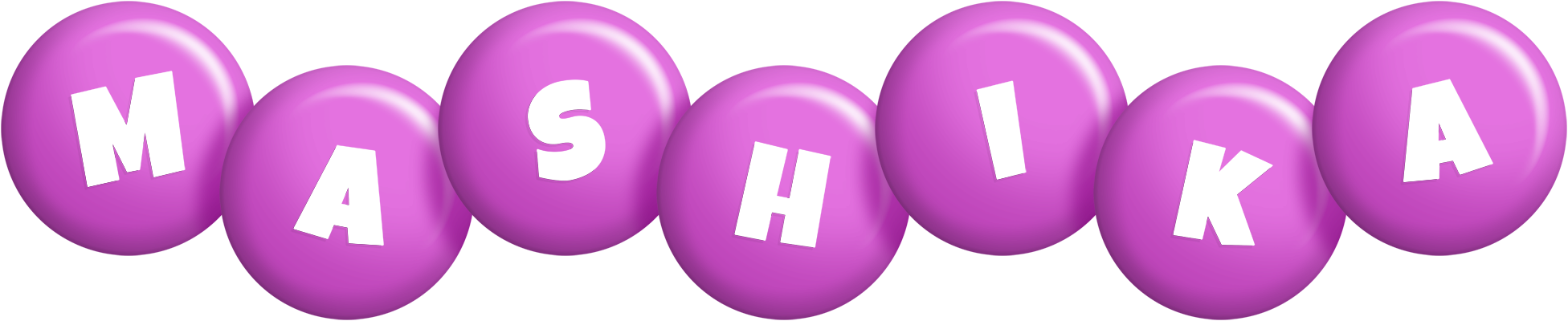 Mashika candy-purple logo
