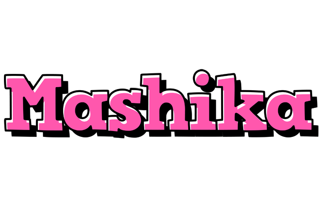Mashika girlish logo