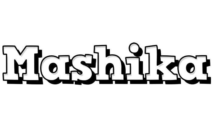 Mashika snowing logo