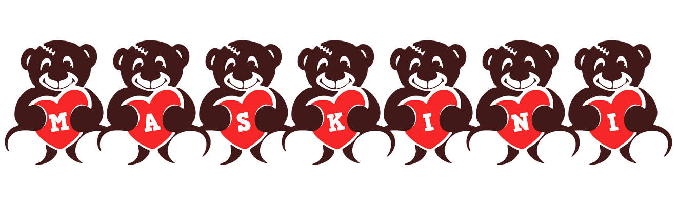 Maskini bear logo