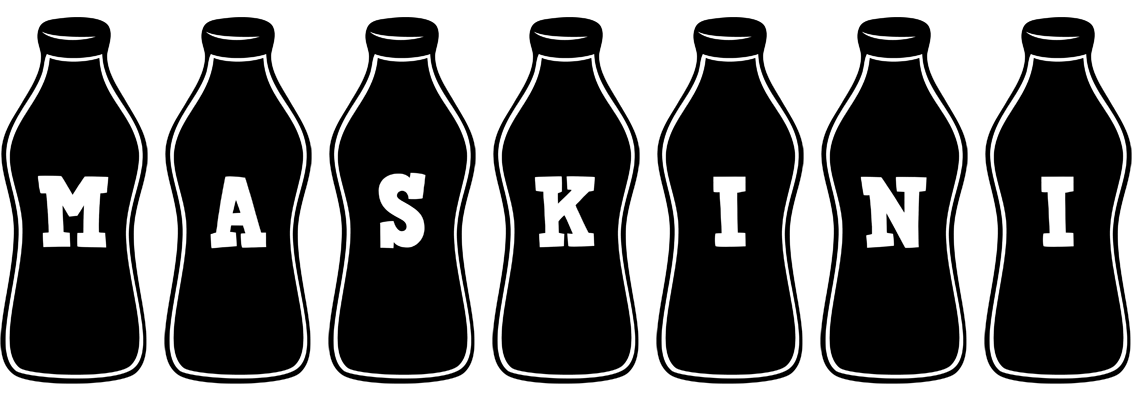 Maskini bottle logo