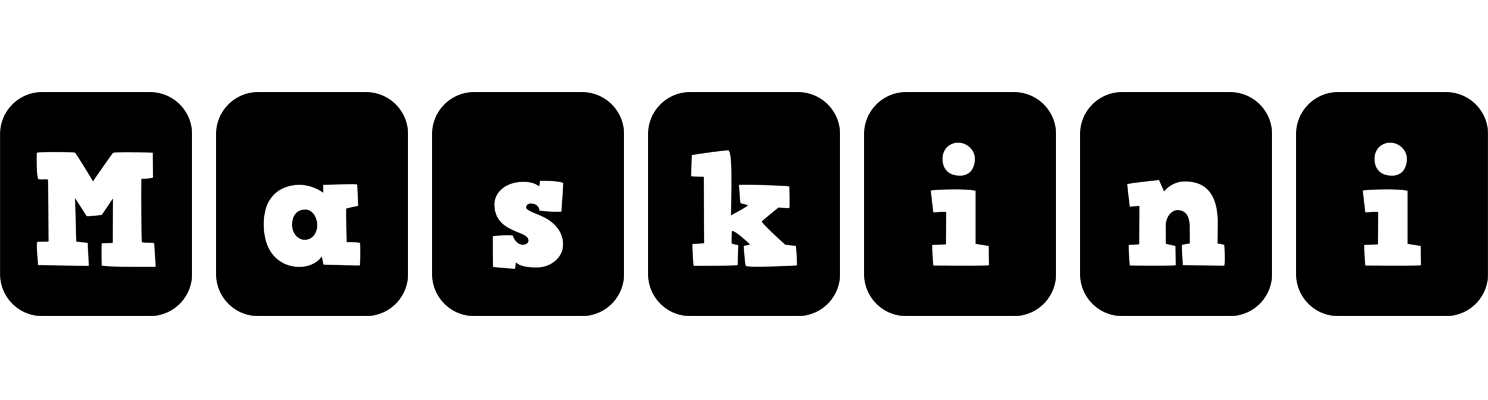 Maskini box logo