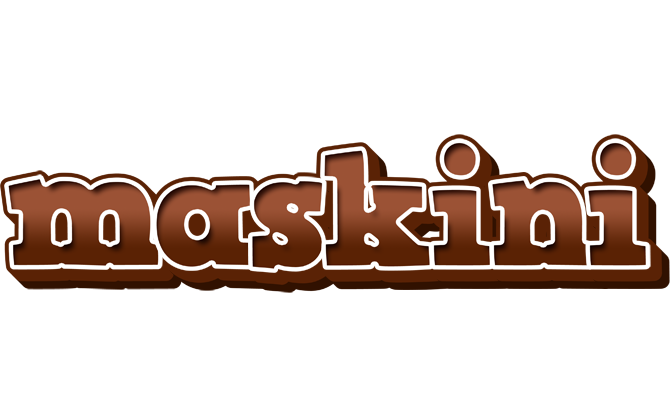 Maskini brownie logo