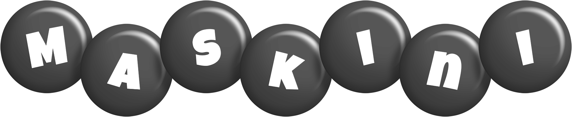 Maskini candy-black logo