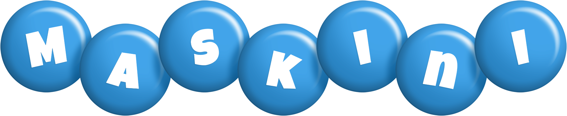 Maskini candy-blue logo