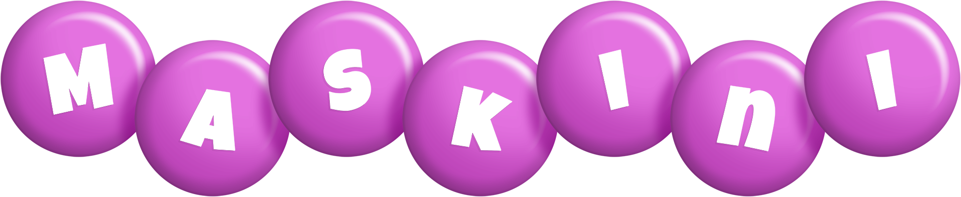 Maskini candy-purple logo