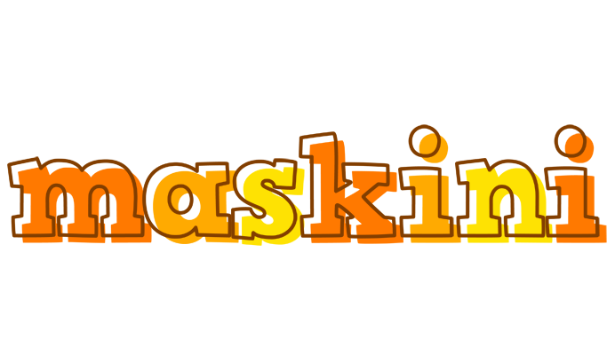 Maskini desert logo