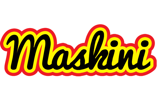 Maskini flaming logo