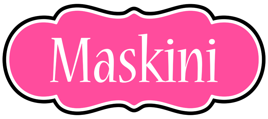 Maskini invitation logo