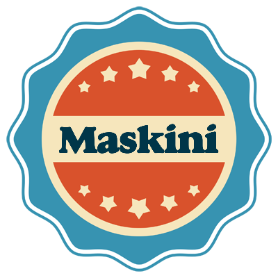 Maskini labels logo