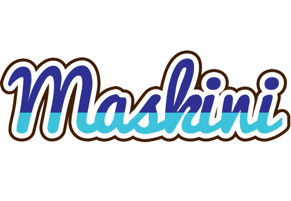Maskini raining logo