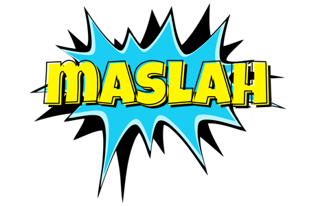 Maslah amazing logo