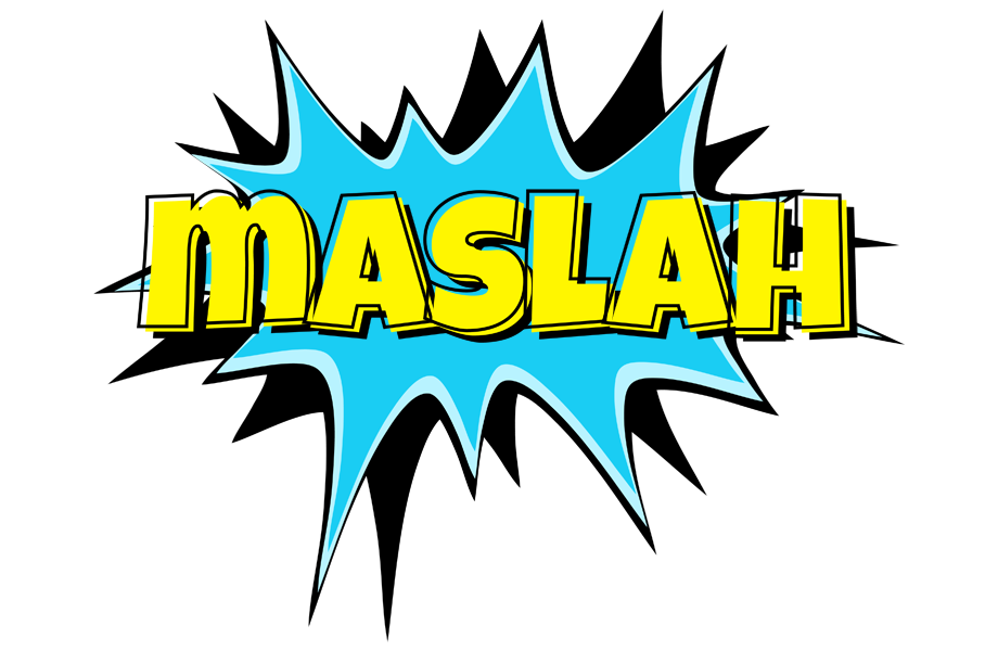 Maslah amazing logo