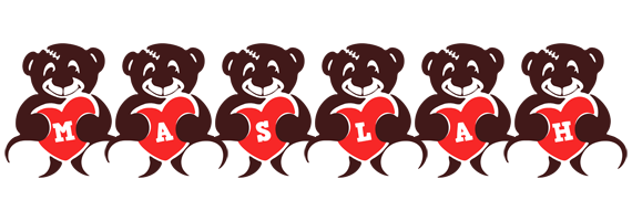 Maslah bear logo