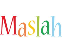 Maslah birthday logo