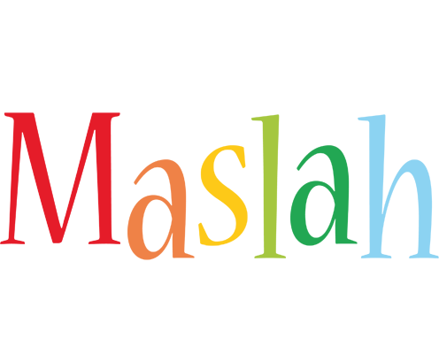 Maslah birthday logo