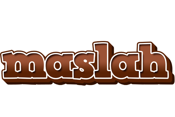 Maslah brownie logo