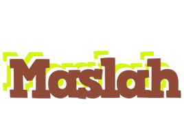 Maslah caffeebar logo