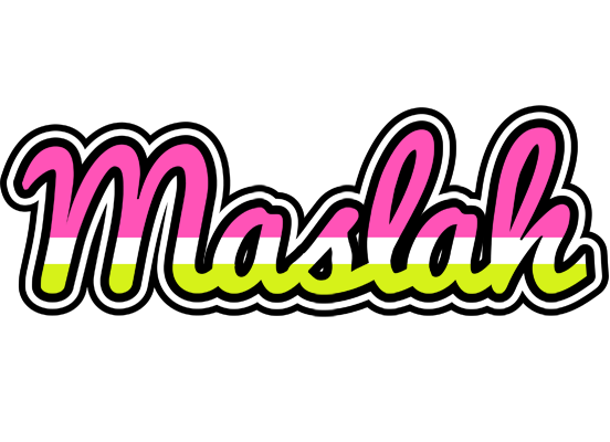 Maslah candies logo