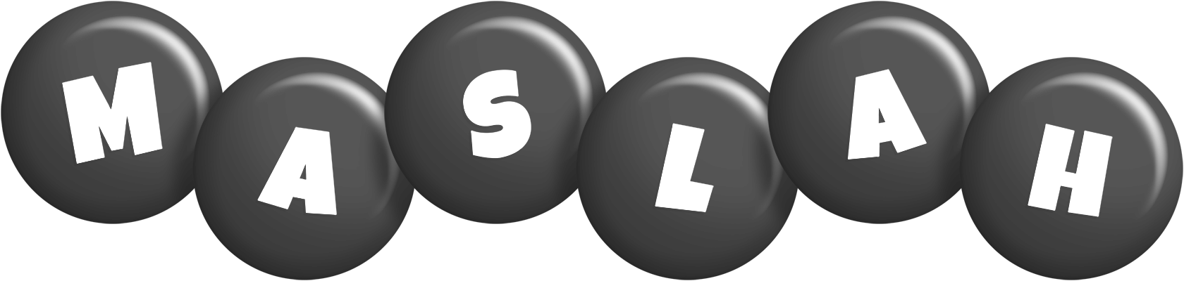 Maslah candy-black logo