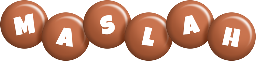 Maslah candy-brown logo