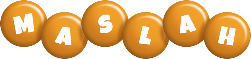 Maslah candy-orange logo