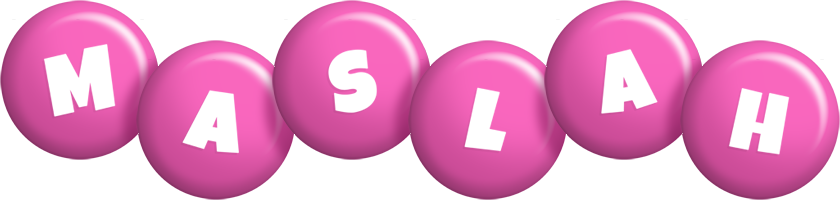 Maslah candy-pink logo