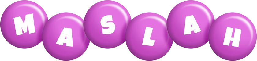 Maslah candy-purple logo