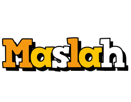 Maslah cartoon logo