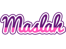 Maslah cheerful logo