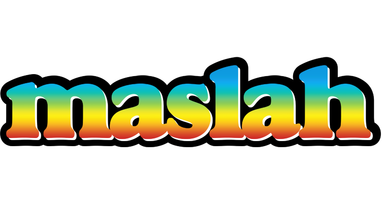 Maslah color logo