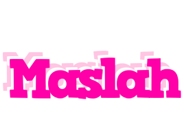 Maslah dancing logo