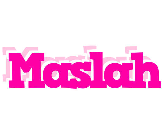 Maslah dancing logo
