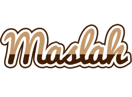 Maslah exclusive logo