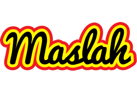 Maslah flaming logo