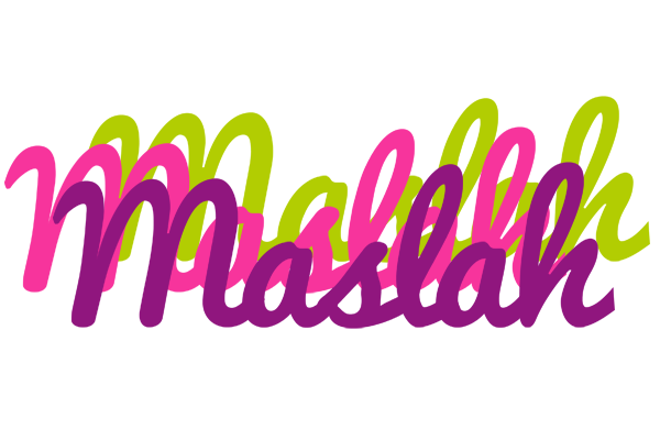 Maslah flowers logo