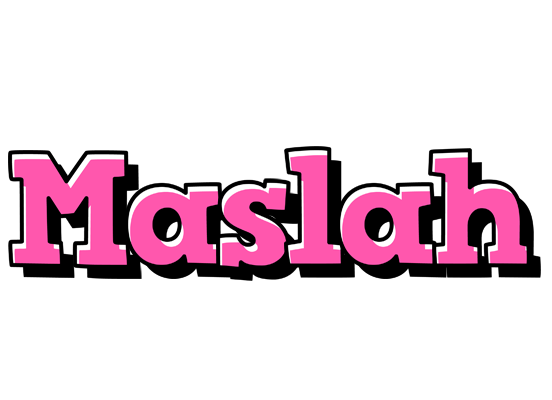 Maslah girlish logo